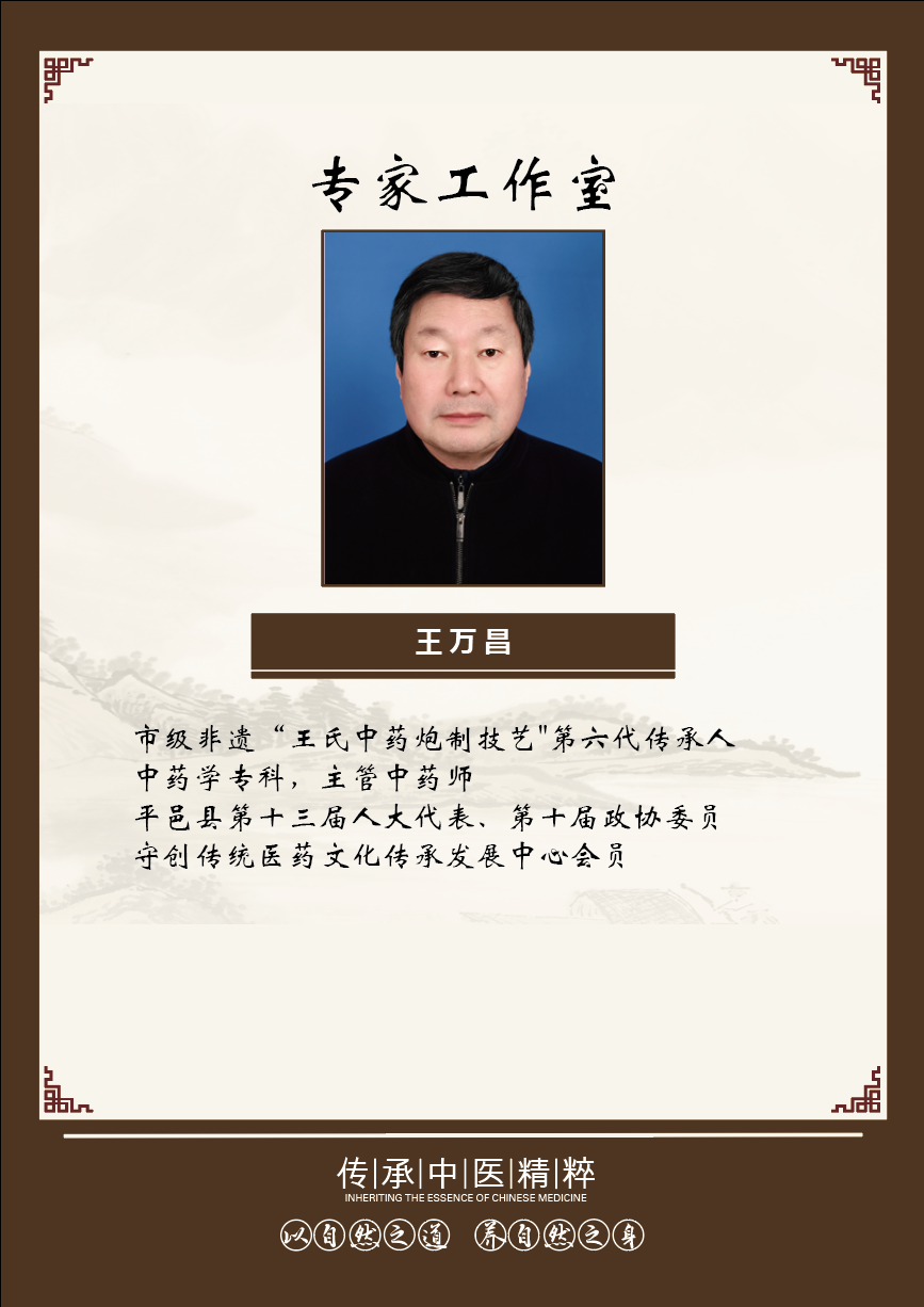 王氏炮制技艺第六代传承人：王万昌.png